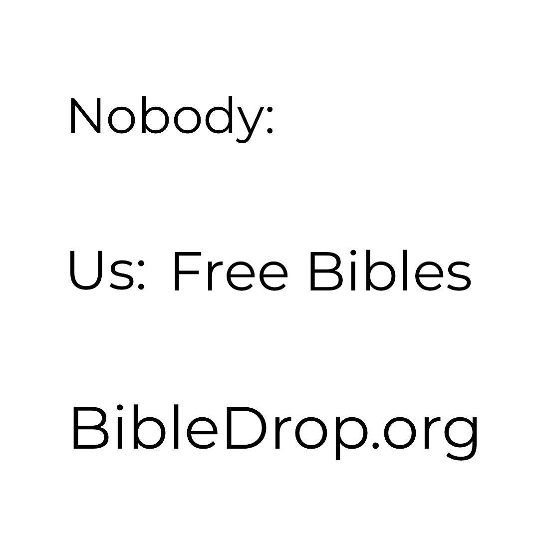 Bible Drop Ministry