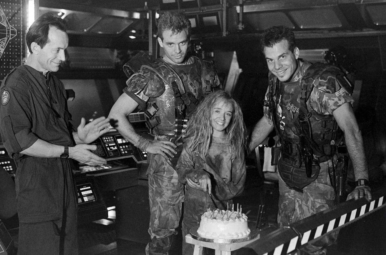 Carrie Henn's stunt double Louise Head celebrating her birthday on