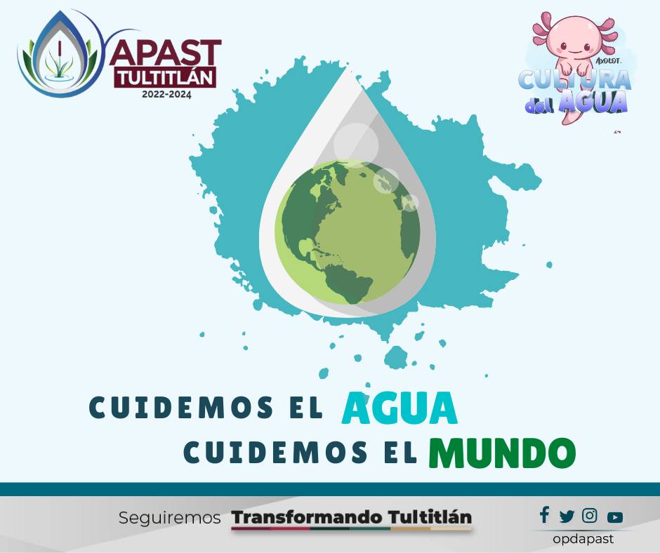 APAST - ️Cuidemos el 💧, cuidemos nuestro 🌍 ️ #Tultitlán # ...