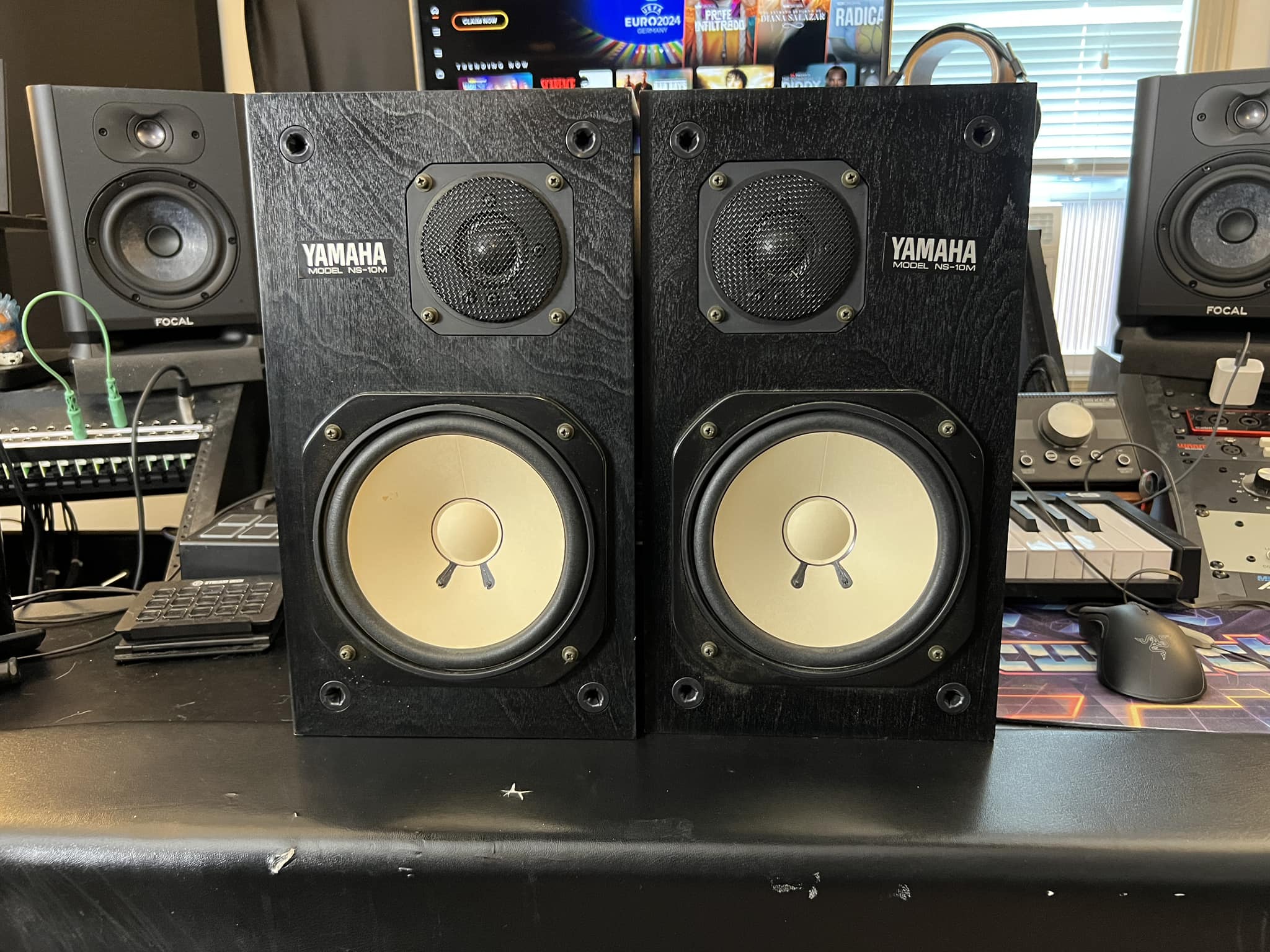 Yamaha NS10 Speakers for Music Mixing and Home Studio Use