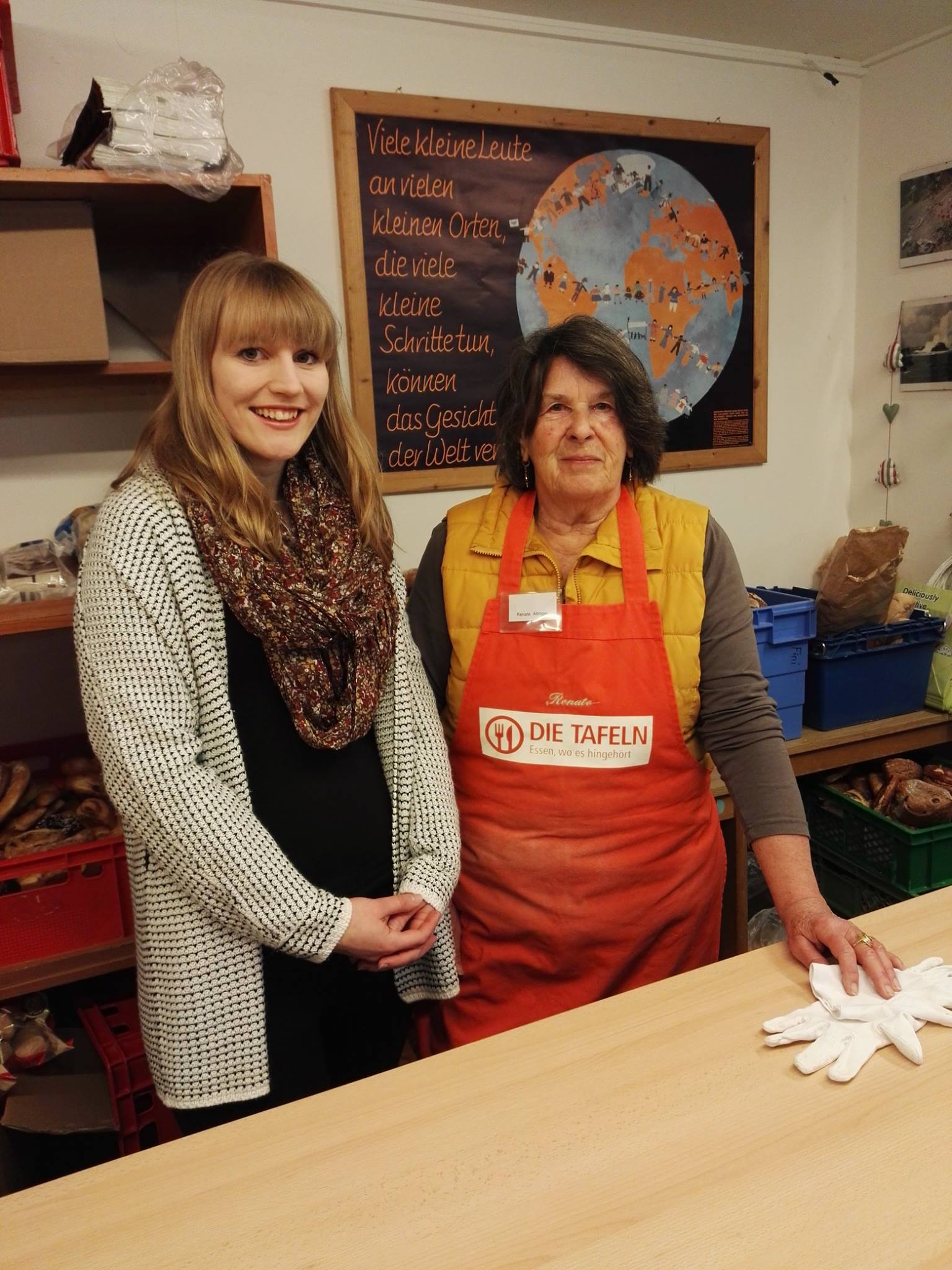 Melanie Fohry In Der Wasserburger Tafel Volksbank Raiffeisenbank