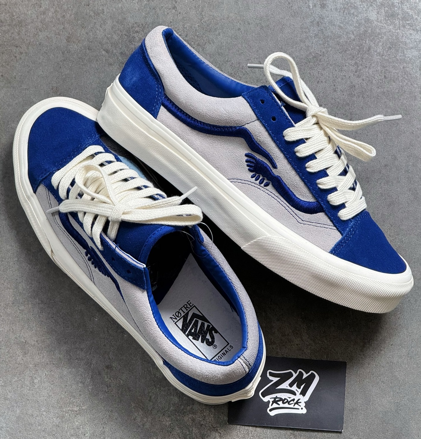 Vans x Notre OG Style 36 LX White Blue ? shop: https://s.lazada 