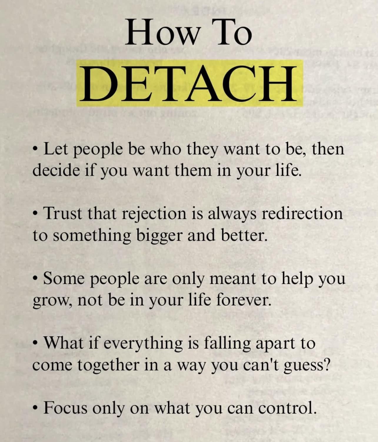Ascending Health & Wellness - The art of detachment is experiencing our ...
