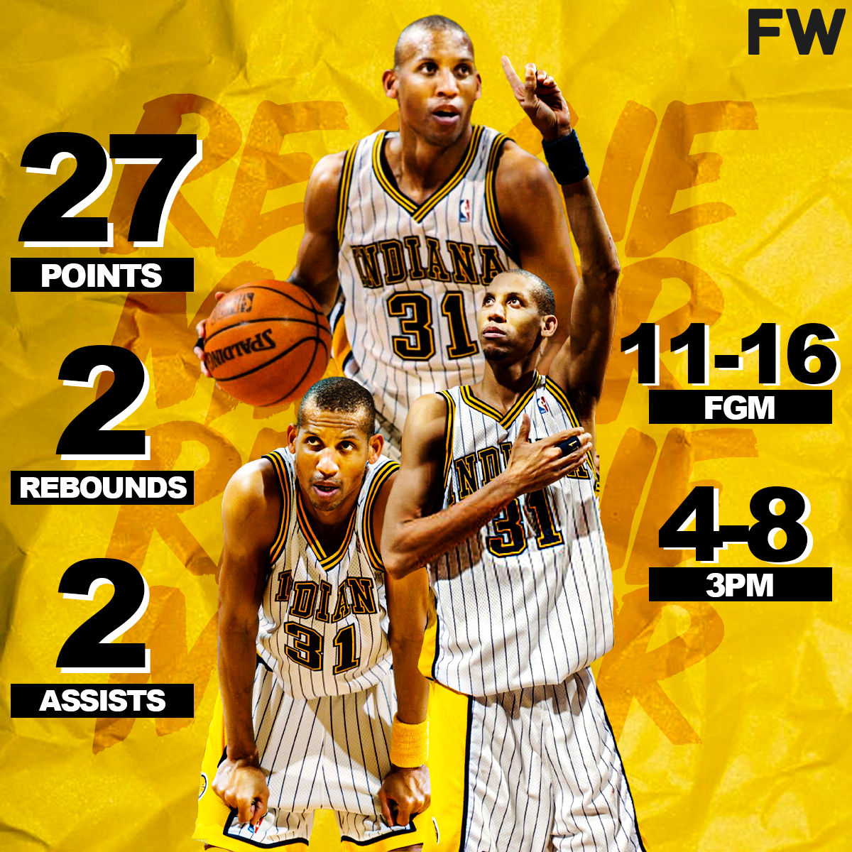 Reggie Miller in NBa Basketball 2000