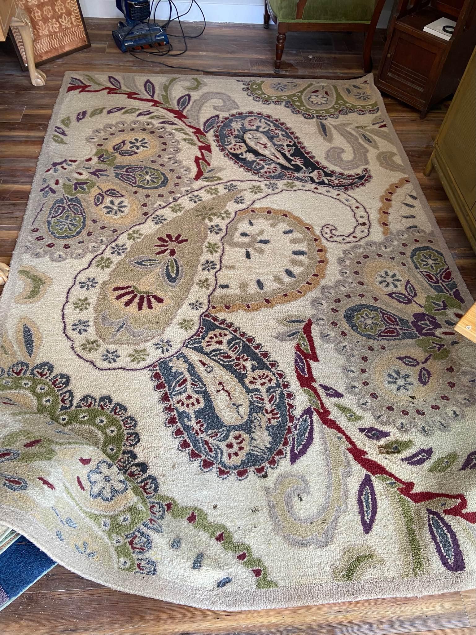 Beautiful Hand Tufted Pasily Design Rug Wool Carpet area rug made in