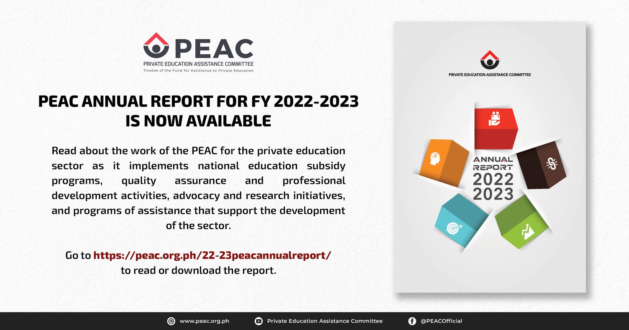 The PEAC Annual... - Private Education Assistance Committee | Facebook