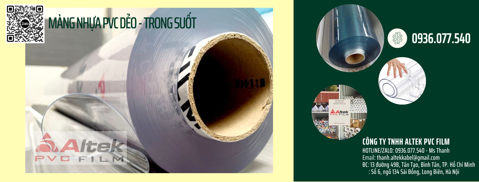 Màng nhựa PVC - Altek PVC Film