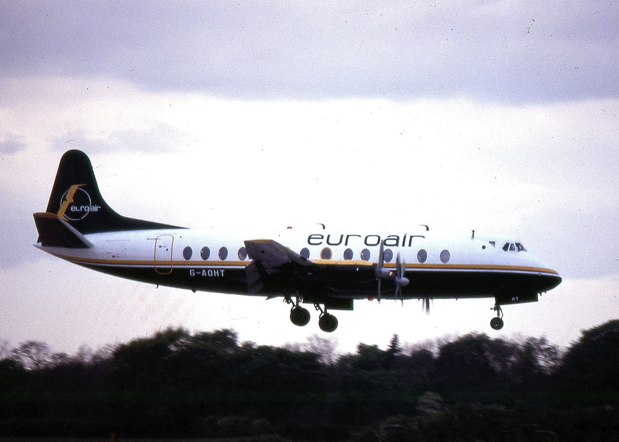 Viscount 708 history with Air France and UK airlines