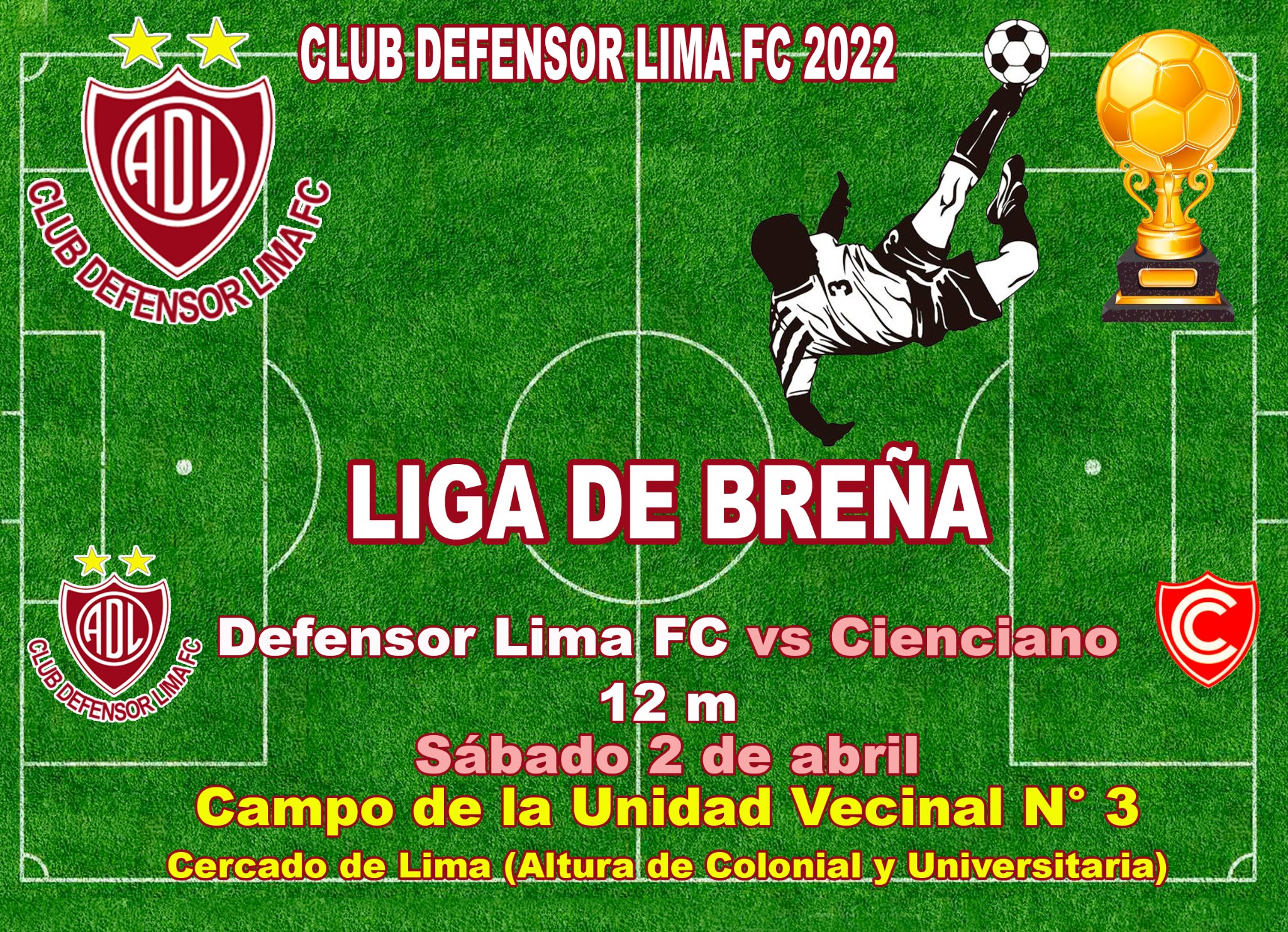 Defensor Lima FC | Chacra Colorada