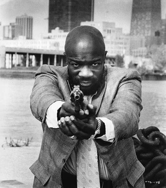The late great Isaac Hayes on the set of Three Tough Guys (1974) 🎬