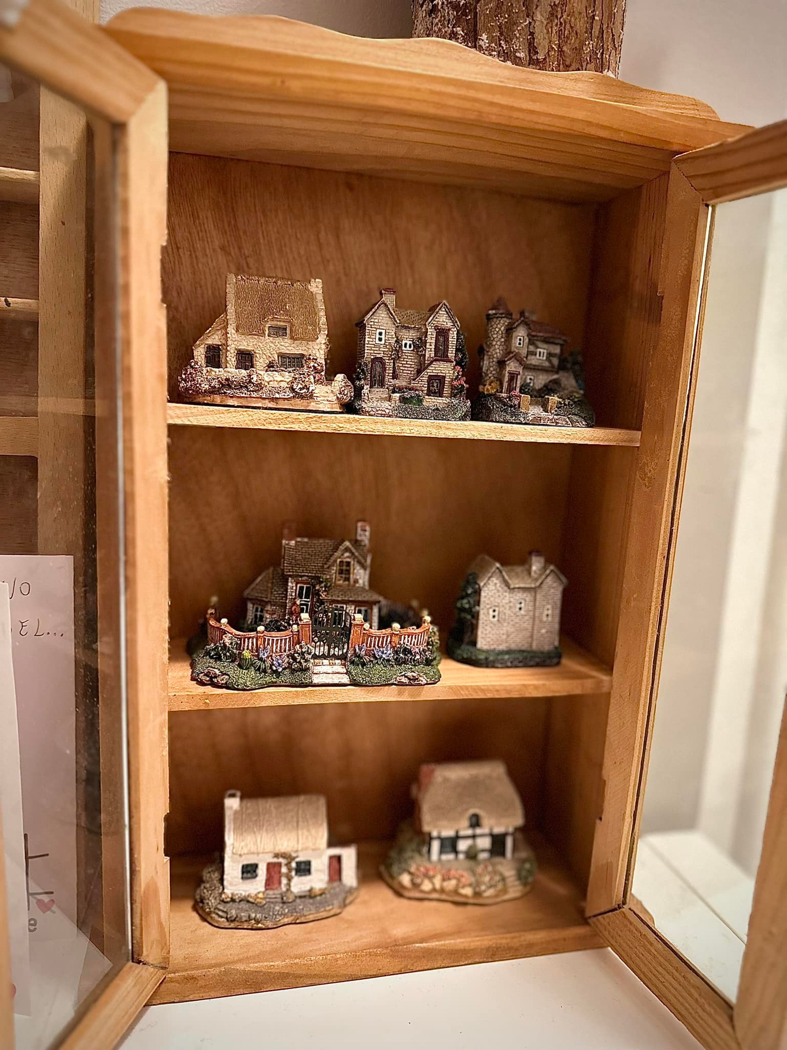 Thrift store finds of Lilliput Lane miniature cottages