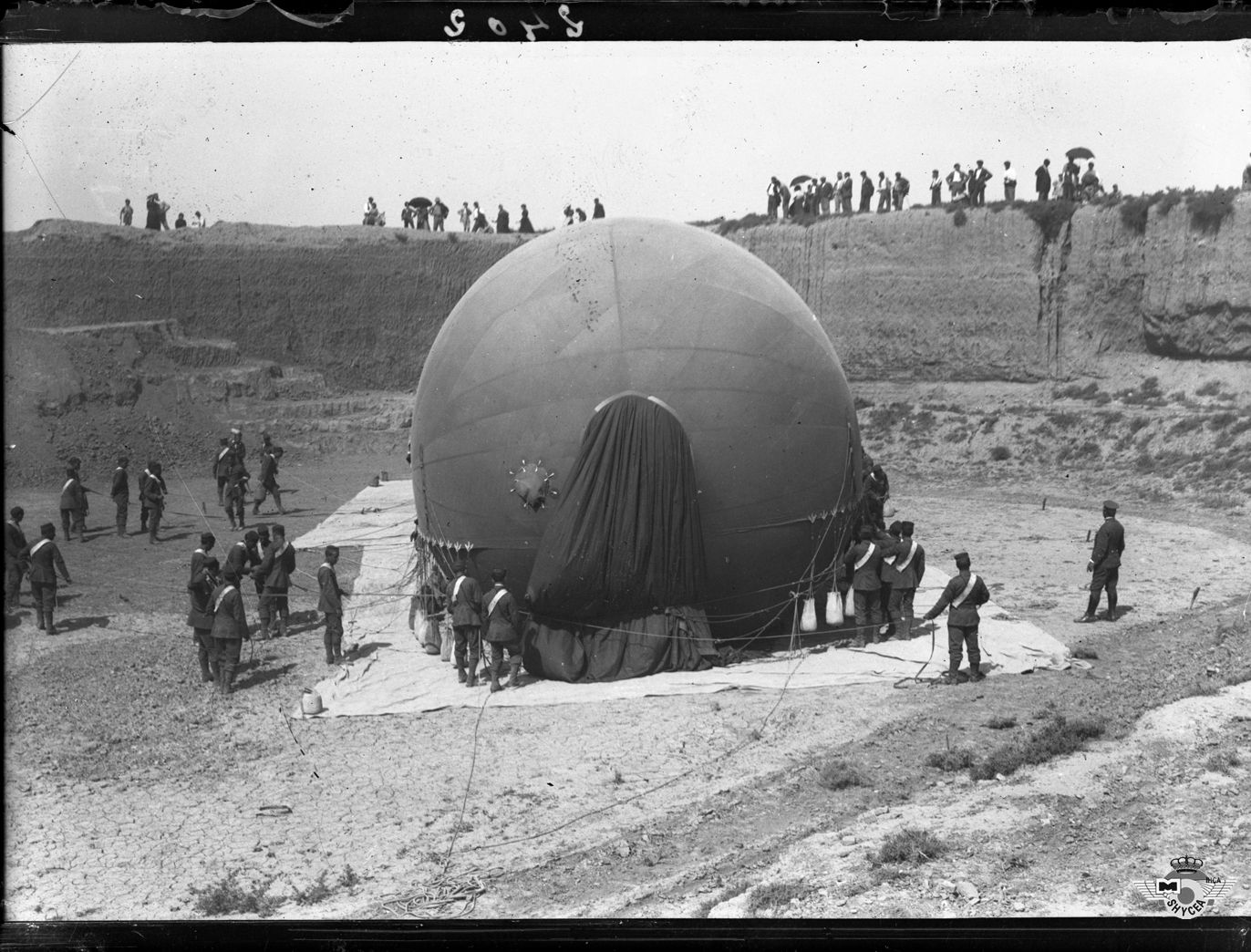 Así se inflaban los primeros globos... - Fundación ENAIRE