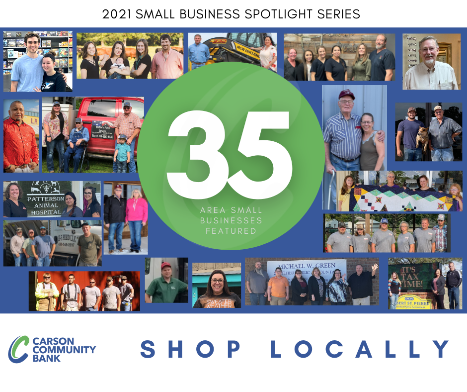 The Small Business Spotlights were... - Carson Community Bank | Facebook