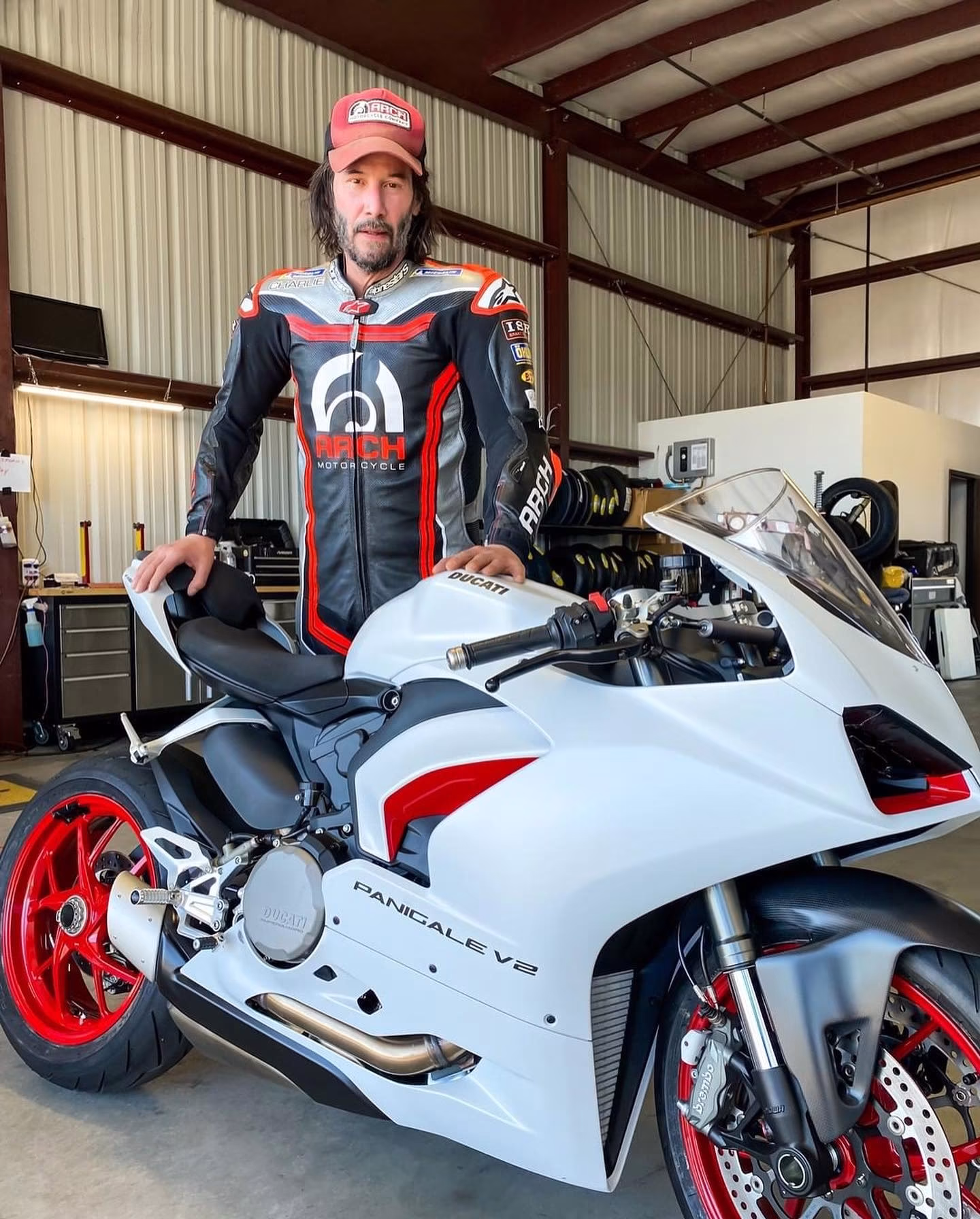 Ducati Bahrain - World renowned actor Keanu Reeves spends...