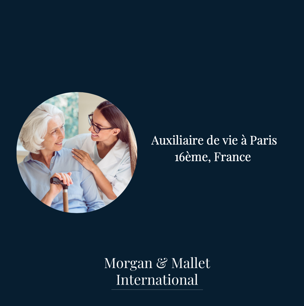 Recrutement Auxiliaire De Vie Morgan Mallet International