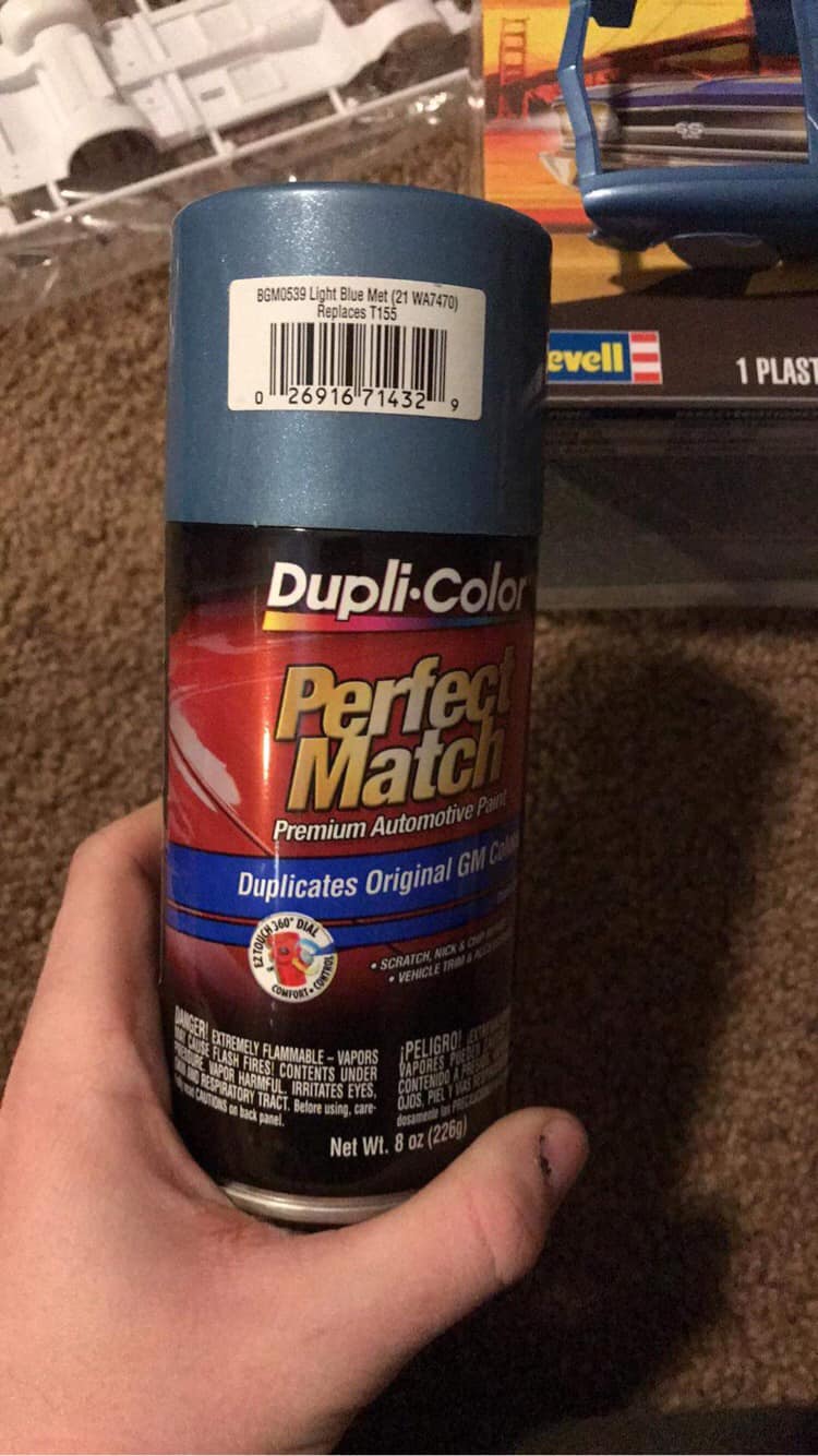 Duplicolor Aerosol Paint – 2-Pack – GM 21 WA7470 Metallic Light Blue – BGM0539