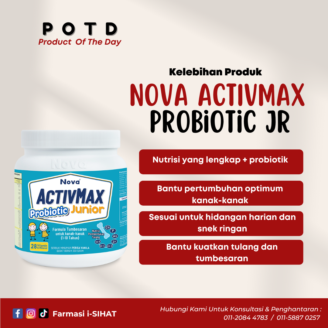 Farmasi i-SIHAT - ACTIVMAX Probiotic Junior ialah minuman... | Facebook