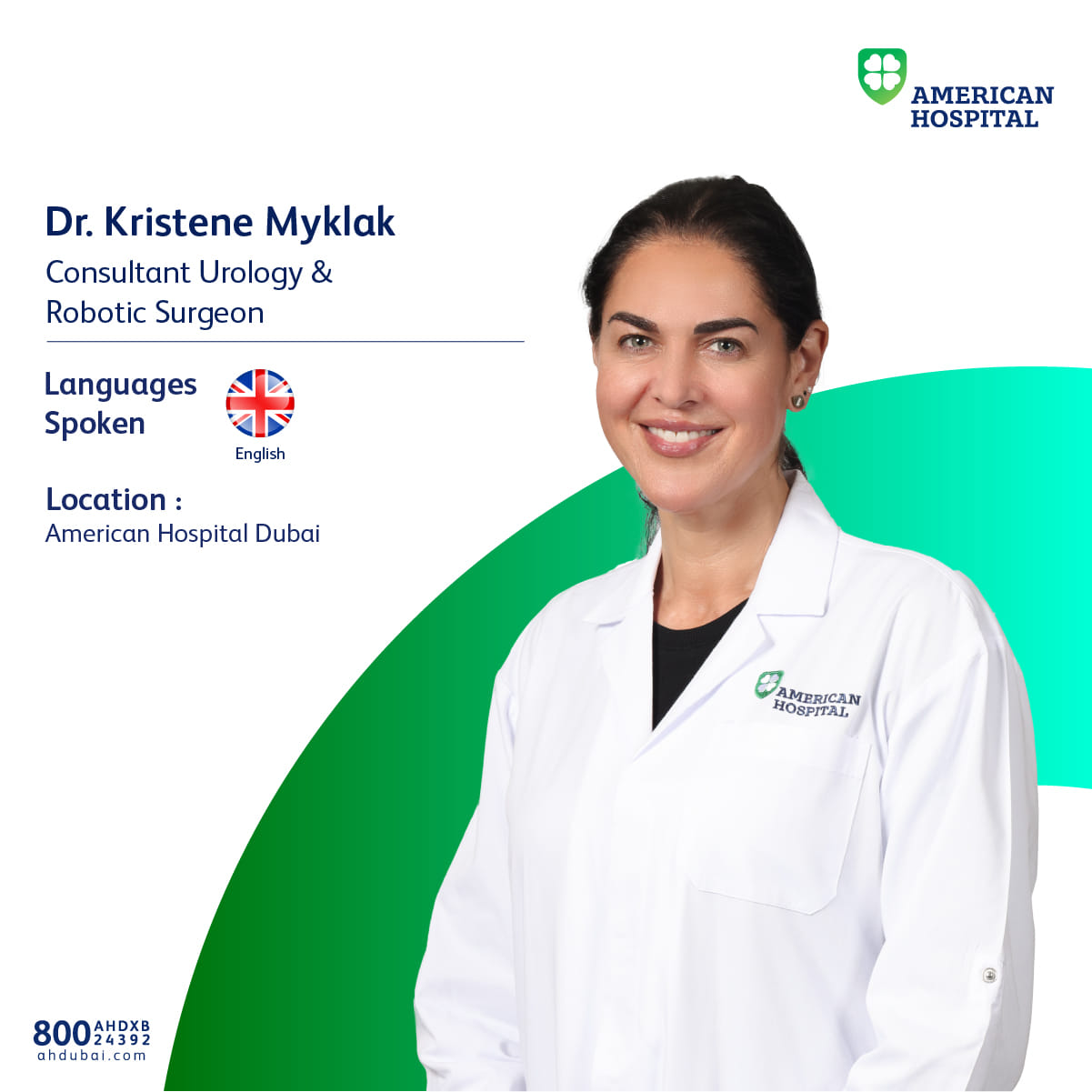 Meet Dr. Kristene Myklak,... - American Hospital Dubai | Facebook