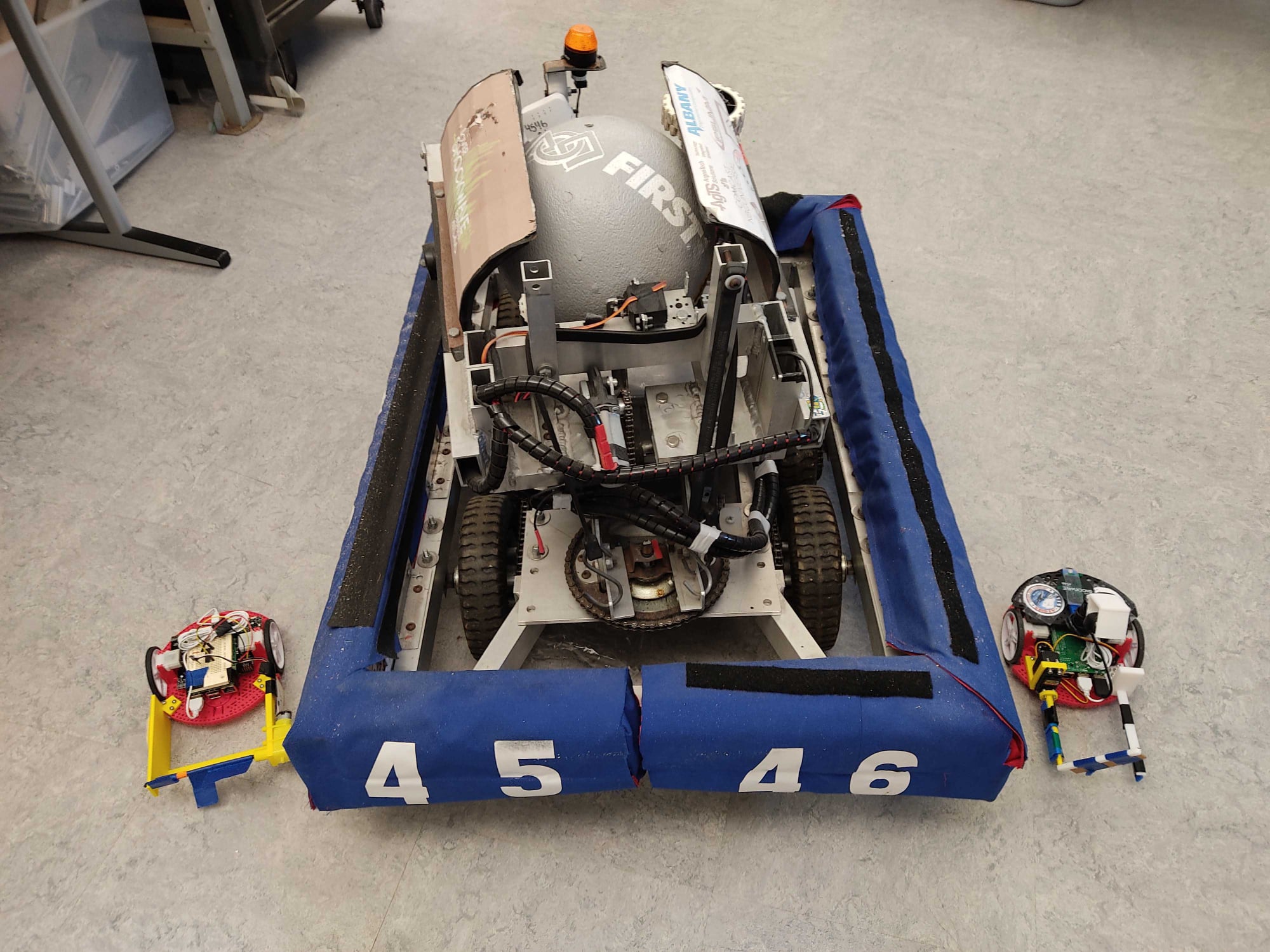 Here is a good size comparison... - Dover Shockwave Robotics | Facebook