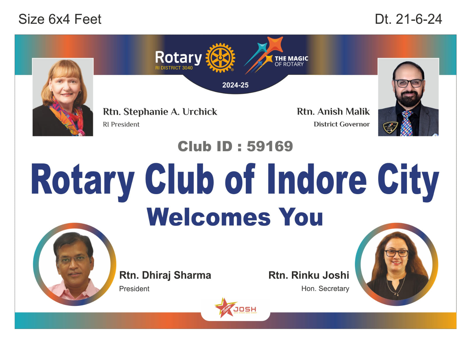 Rotary... - Rotary District Governor 2020-21, RID 3040