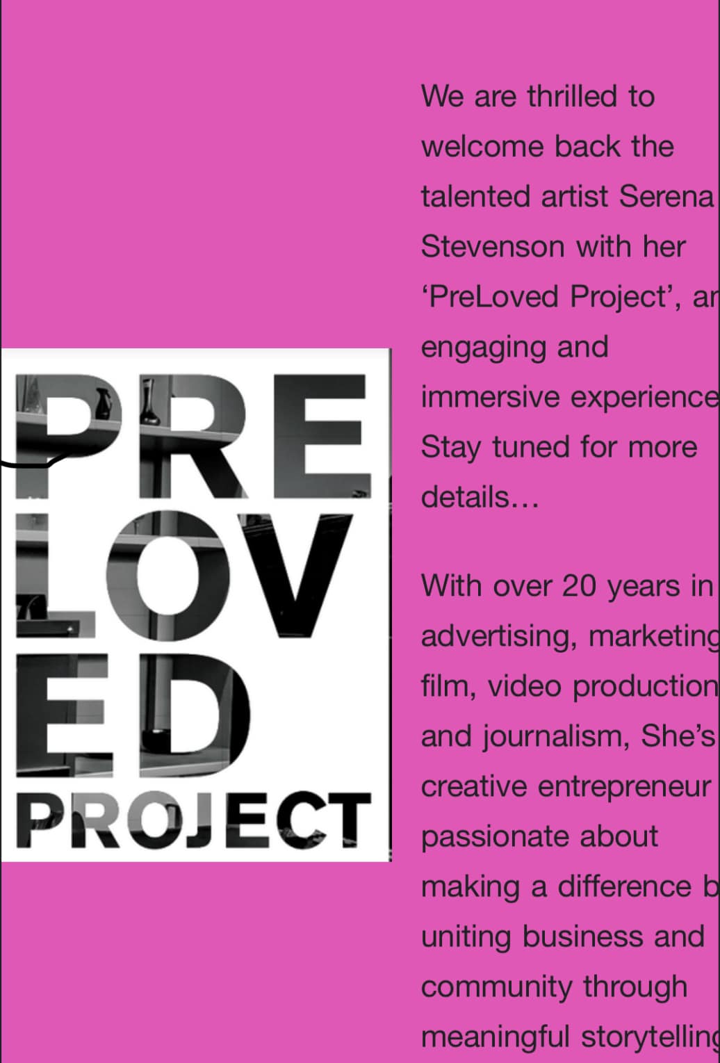Preloved Project | Auckland