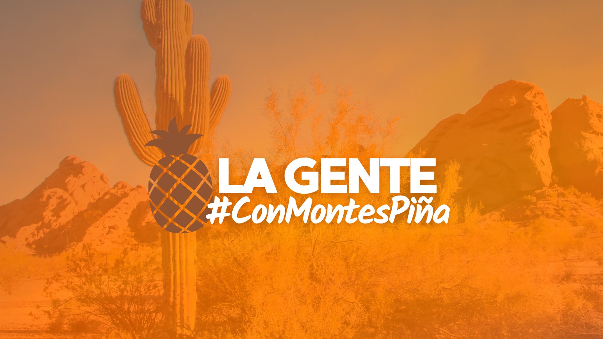 La gente con Montes Piña
