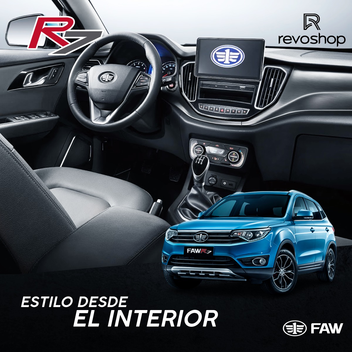 Revoshop - La cabina de la R7 cuenta con grandes acabados...