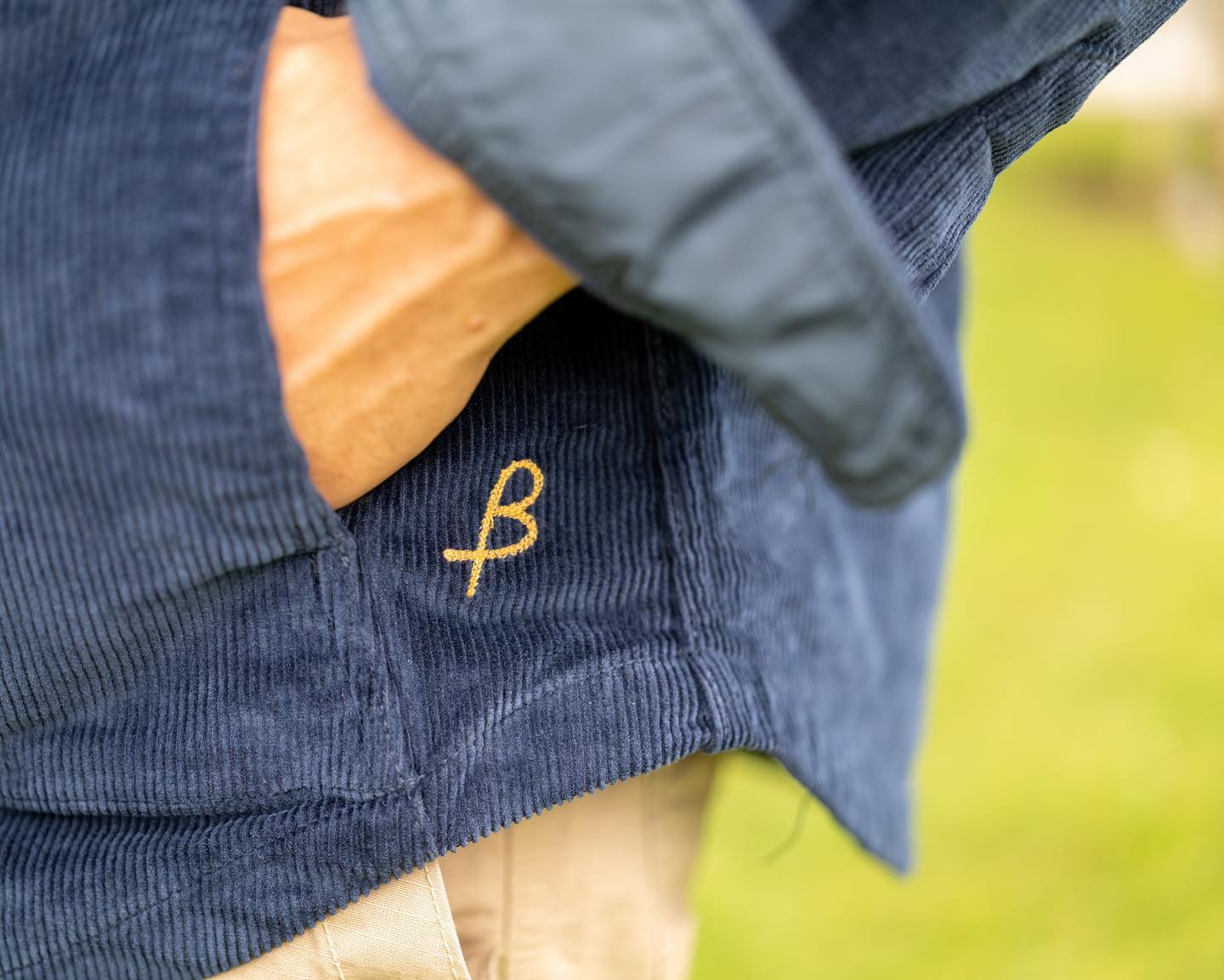 Corduroy CPO Shirt - Navy Back In Stock! Made at our headquarters 