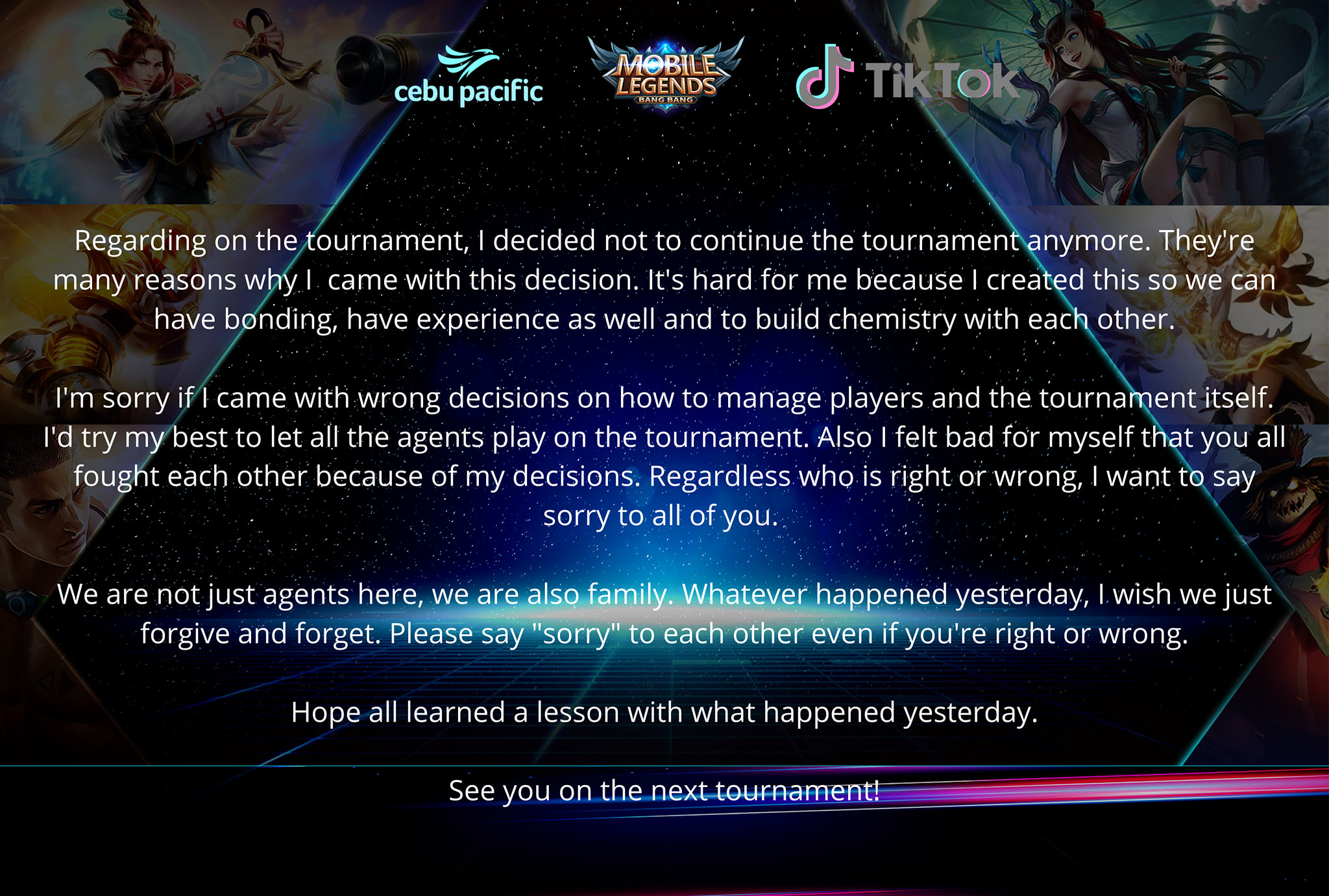 Dane. - DG GAMING MOBILE LEGENDS TOURNAMENT SEASON 1 Event date ...