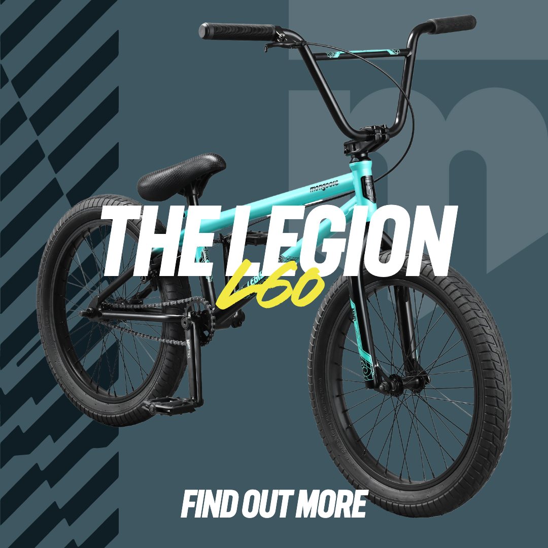 The best in BMX bikes starts with Mongoose. Check out the Legion