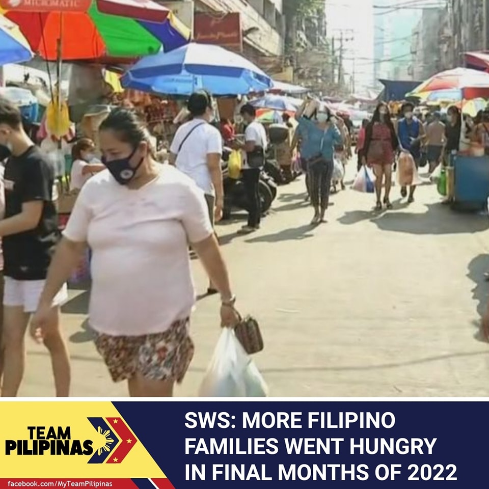 Team Pilipinas - SWS: More Filipino Families Went Hungry... | Facebook
