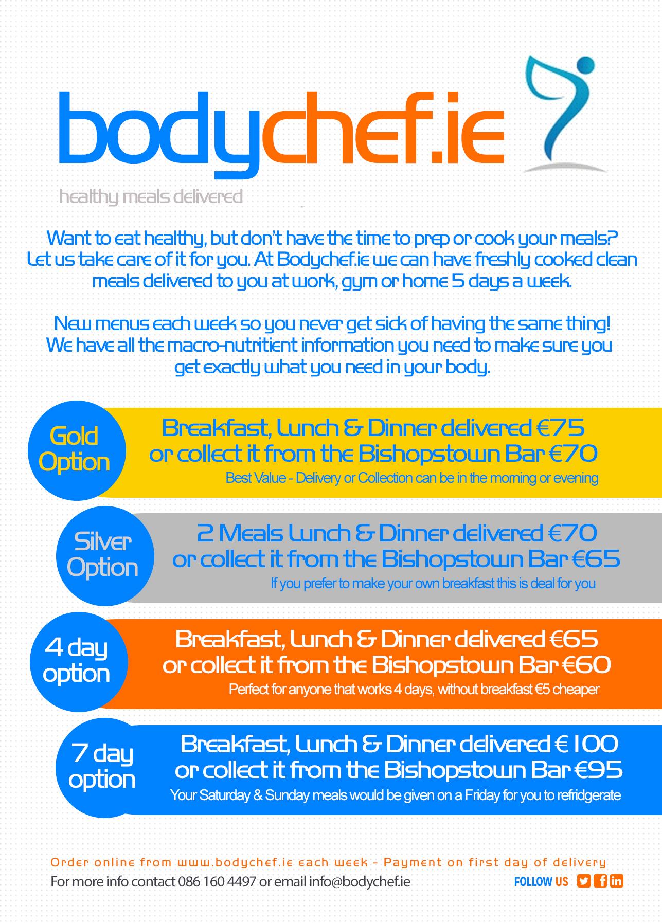 Bishopstown Bar Introducing Bodychef Cork With Facebook