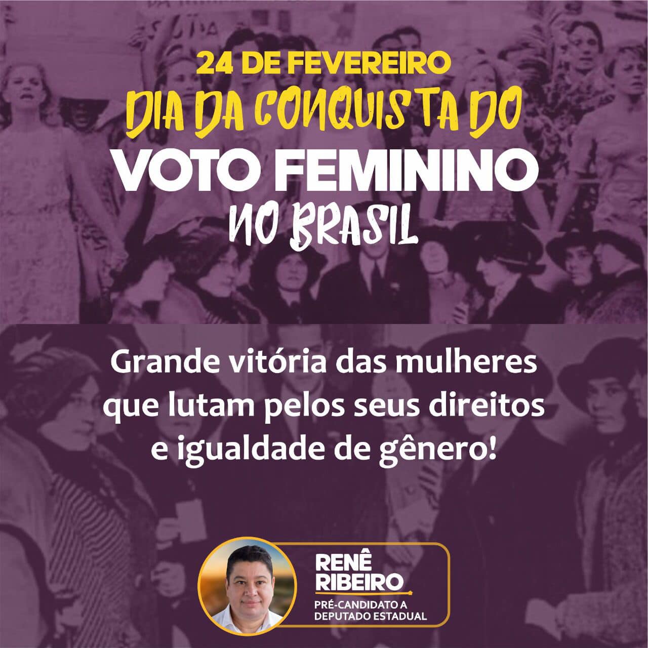 A conquista desse direito... - Renê Ribeiro - São Borja