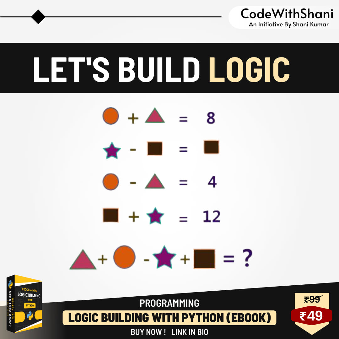 Code With Shani - Can you solve this...? . . .... | Facebook