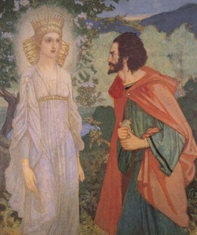 Celtic - Welsh Folklore: The Fate of Merlin There were several versions ...