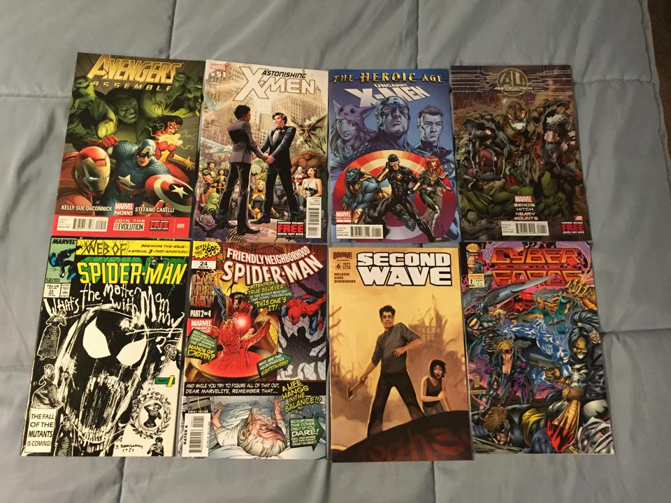 Tons of awesome comic books ( vampirella, red sonja, lady death