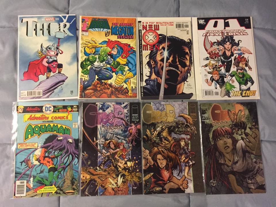 Tons of awesome comic books ( vampirella, red sonja, lady death
