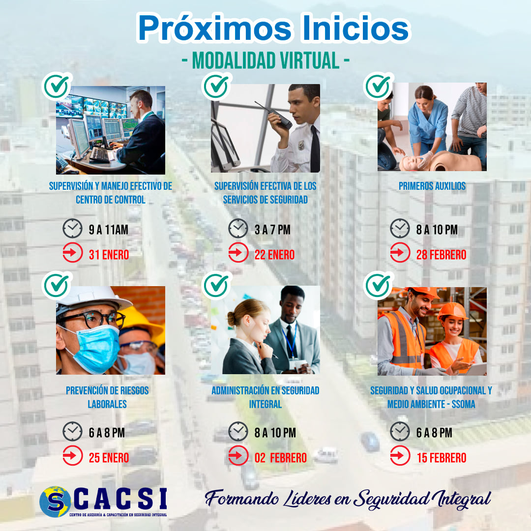 CACSI Perú - 📣CONOCE LOS PRÓXIMOS INICIOS DE NUESTROS... | Facebook