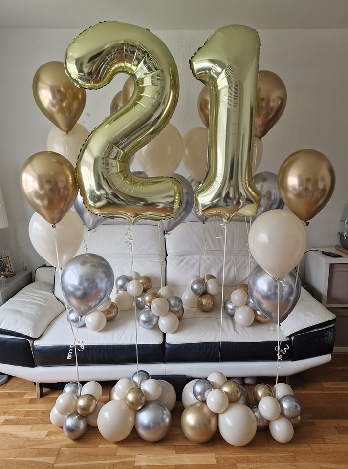 VIP Balloons - 🤍🤎 Happy 21st birthday 🤎🤍 A fabulous...