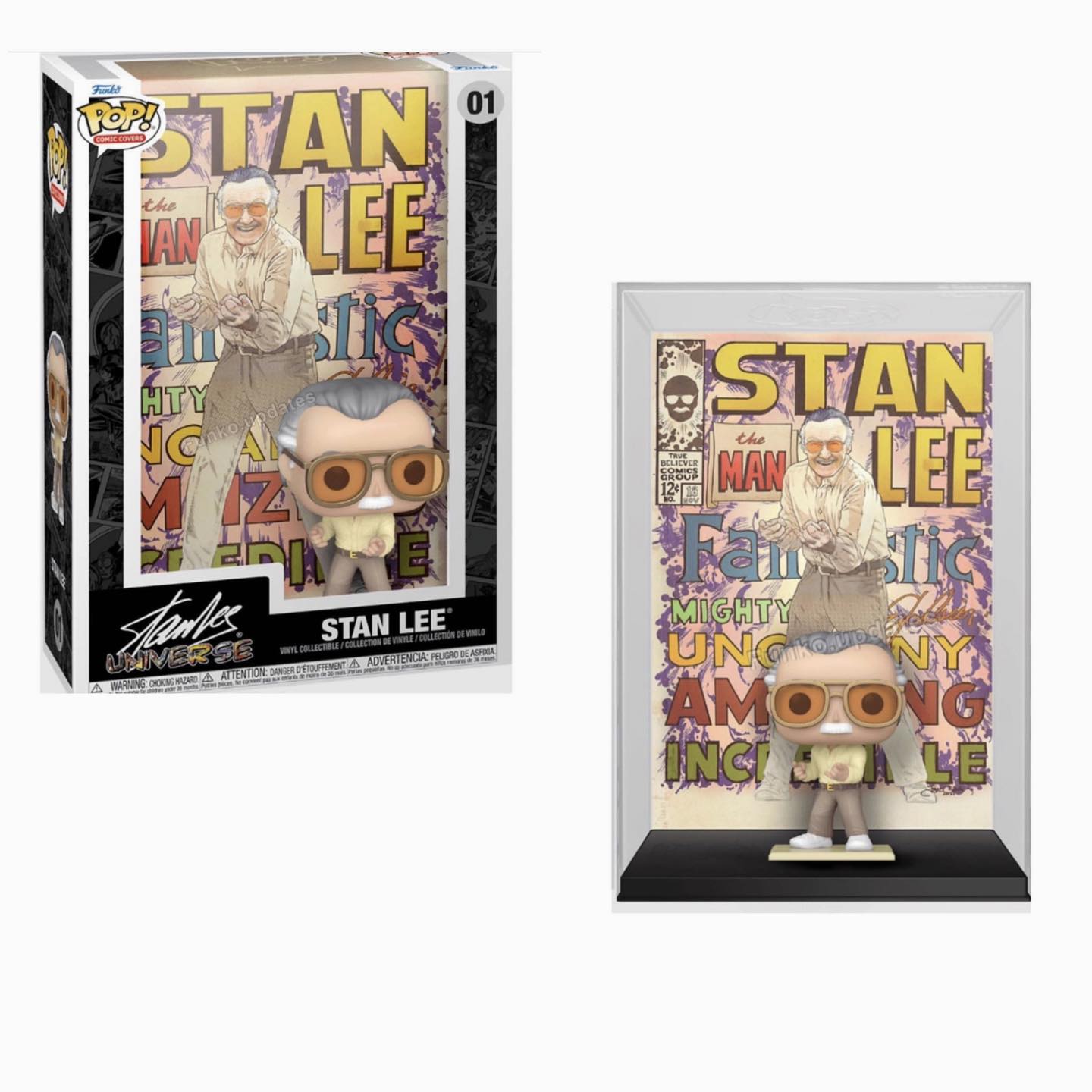 Excelsior! 💥 Stan Lee joins Funko's Pop! Comic Covers series up