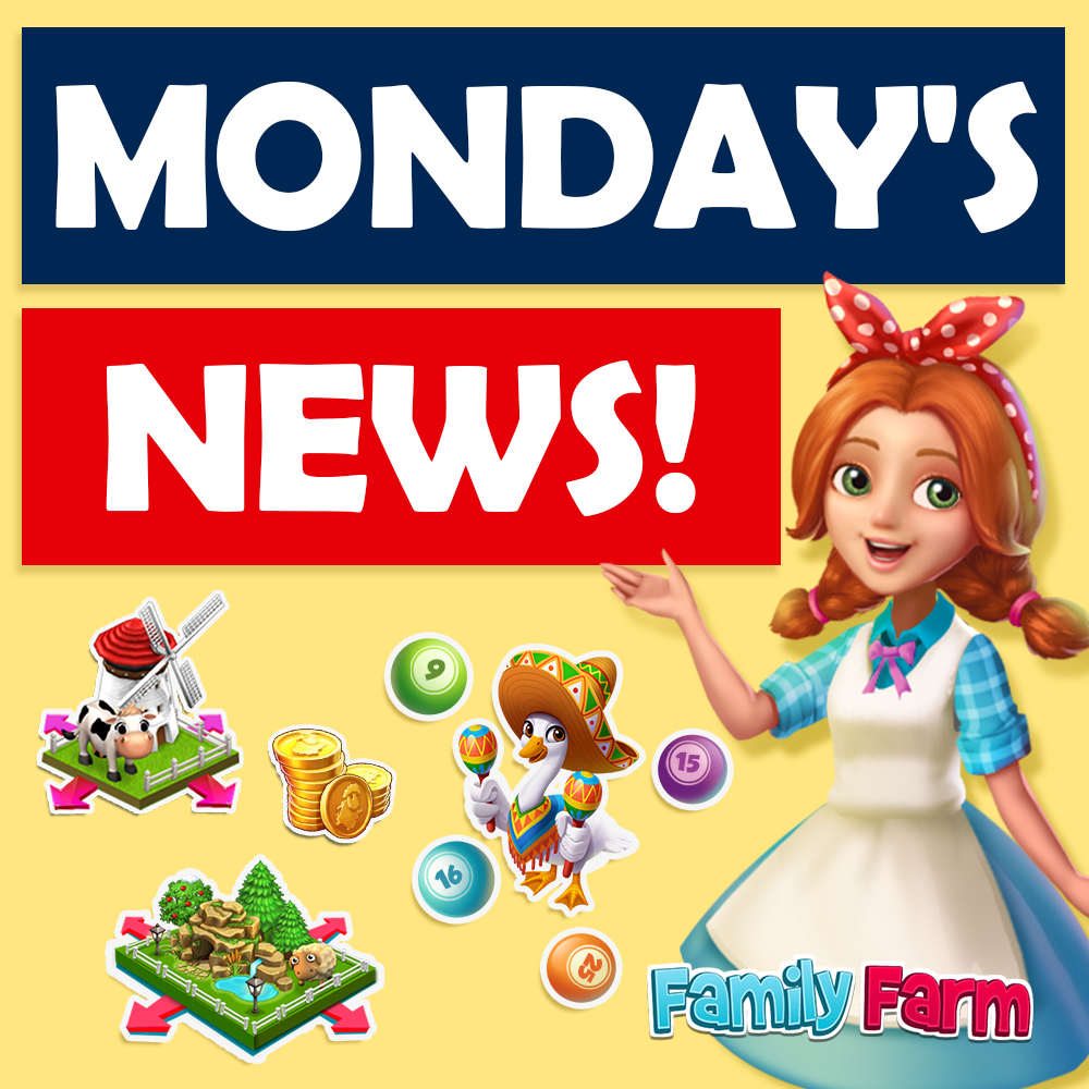 Family - Howdy Farmer, Monday NEWS is here! - Get a BONUS to start the ...