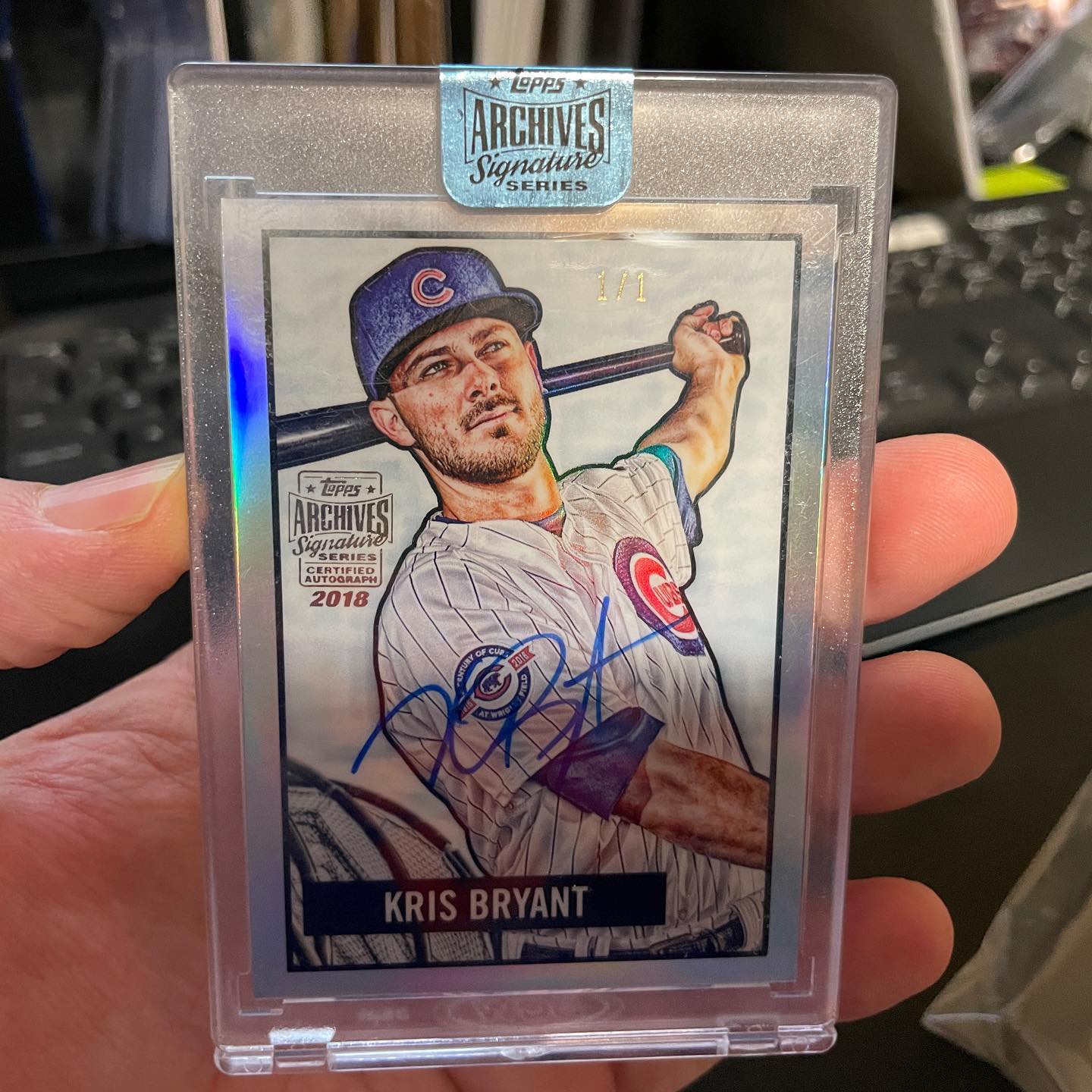 2015 Topps Chrome Blaster Yields Kris Bryant Autograph Card