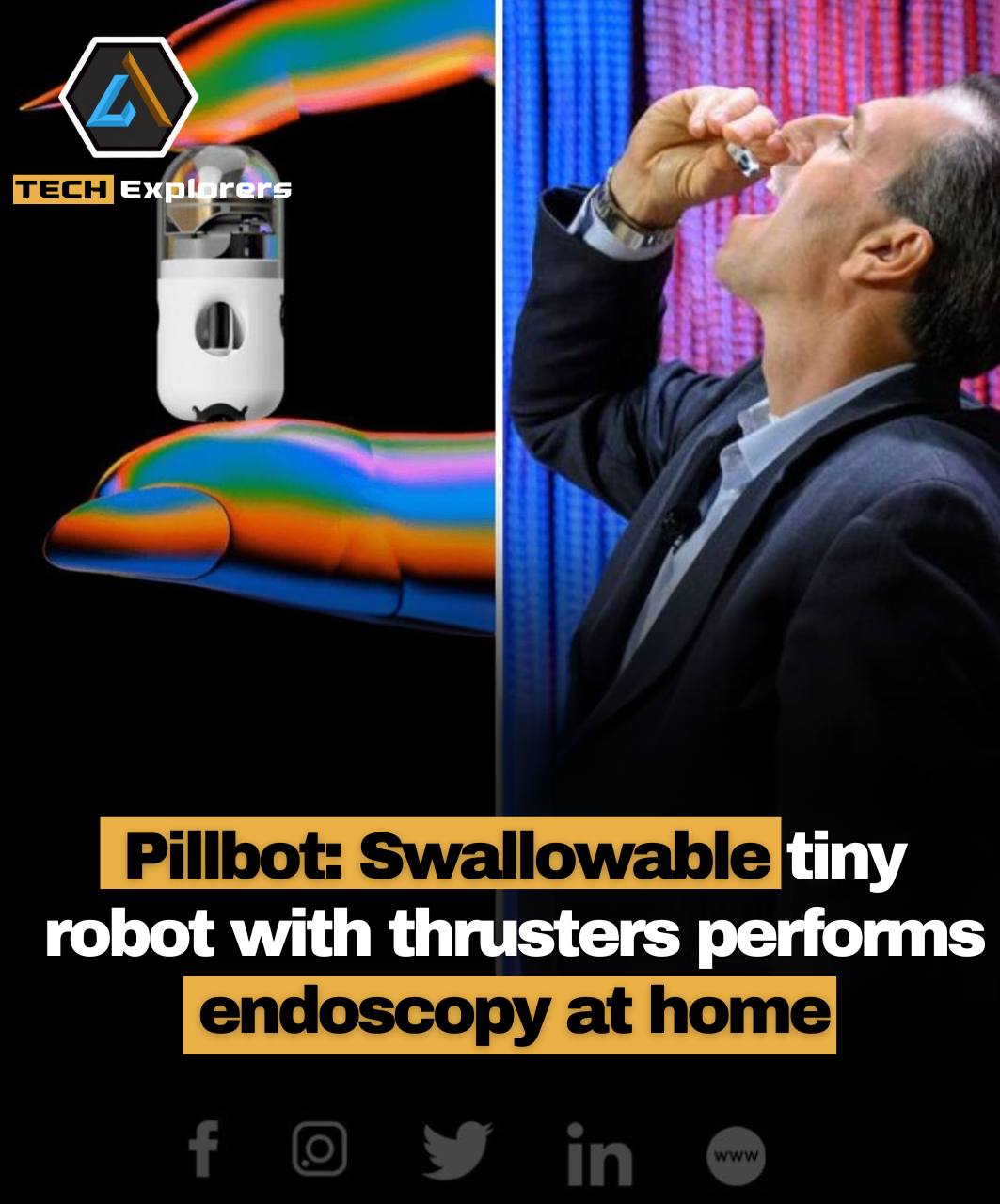 The MES - PillBot, the groundbreaking swallowable robotic camera by ...