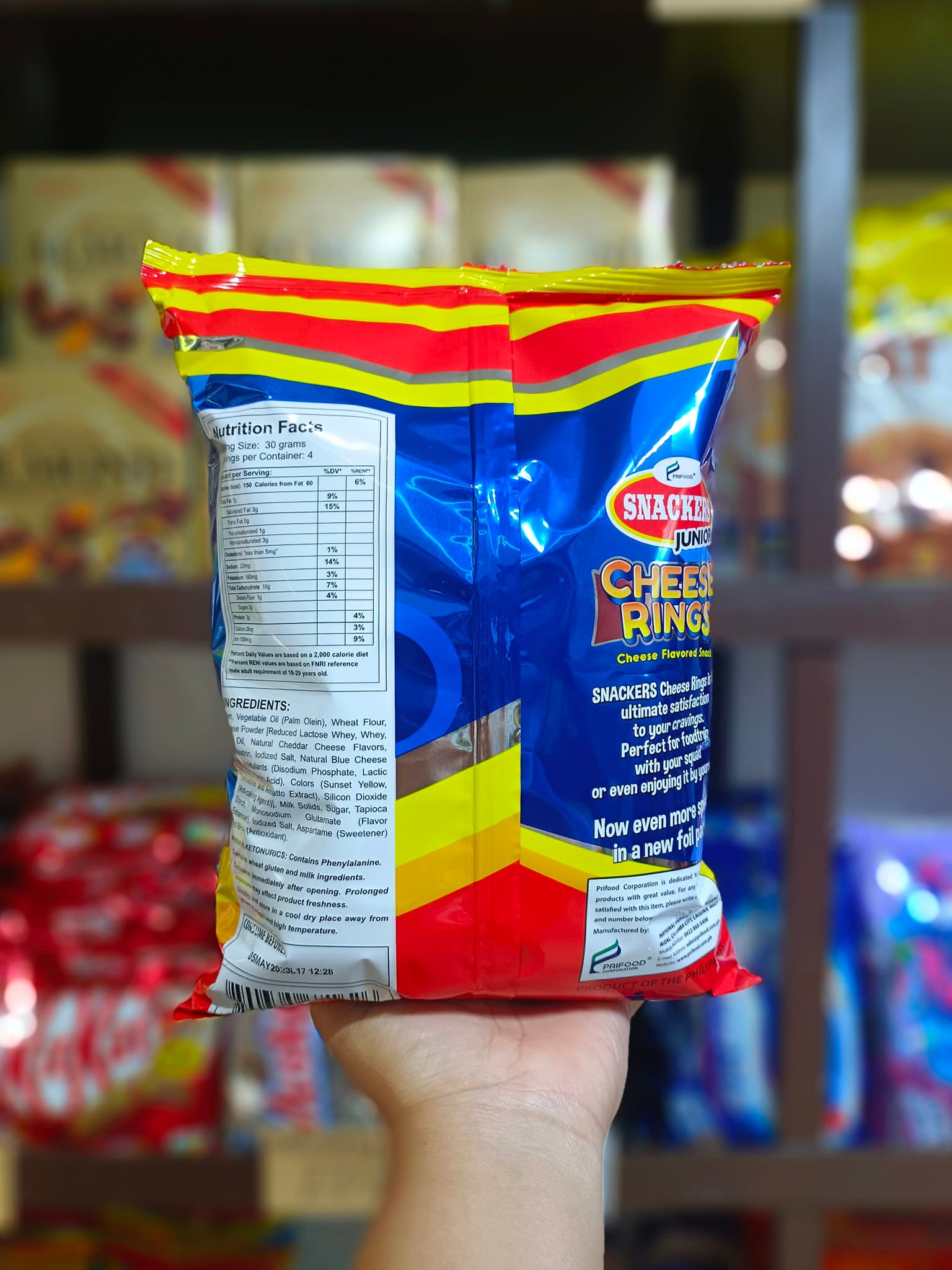 JB Chocolates - NEW ITEM ‼️😍 SNACKERS CHEESE RINGS JUNIOR...