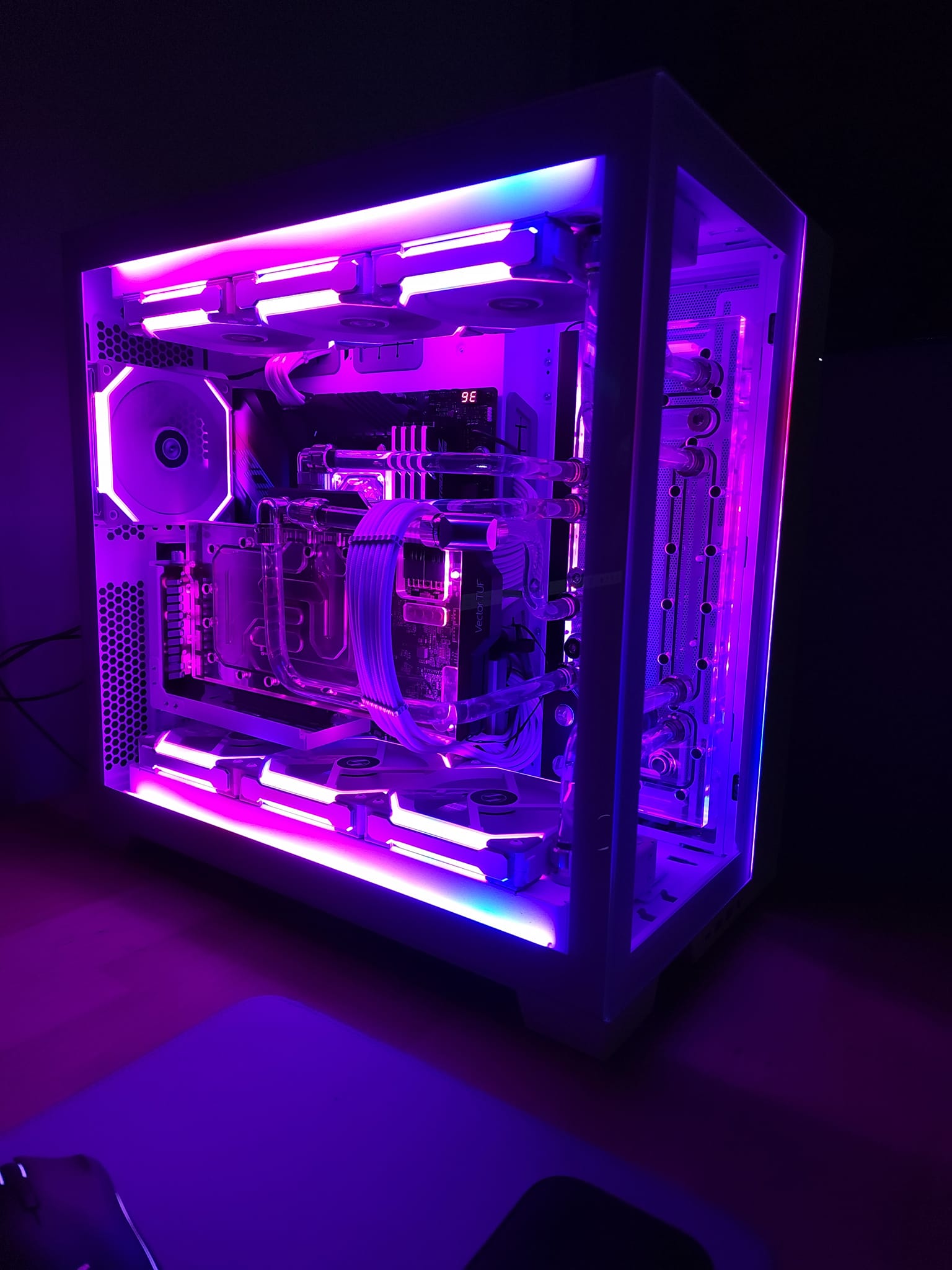 Finally got my PC finished. ASUS Crosshair VIII Dark Hero AMD