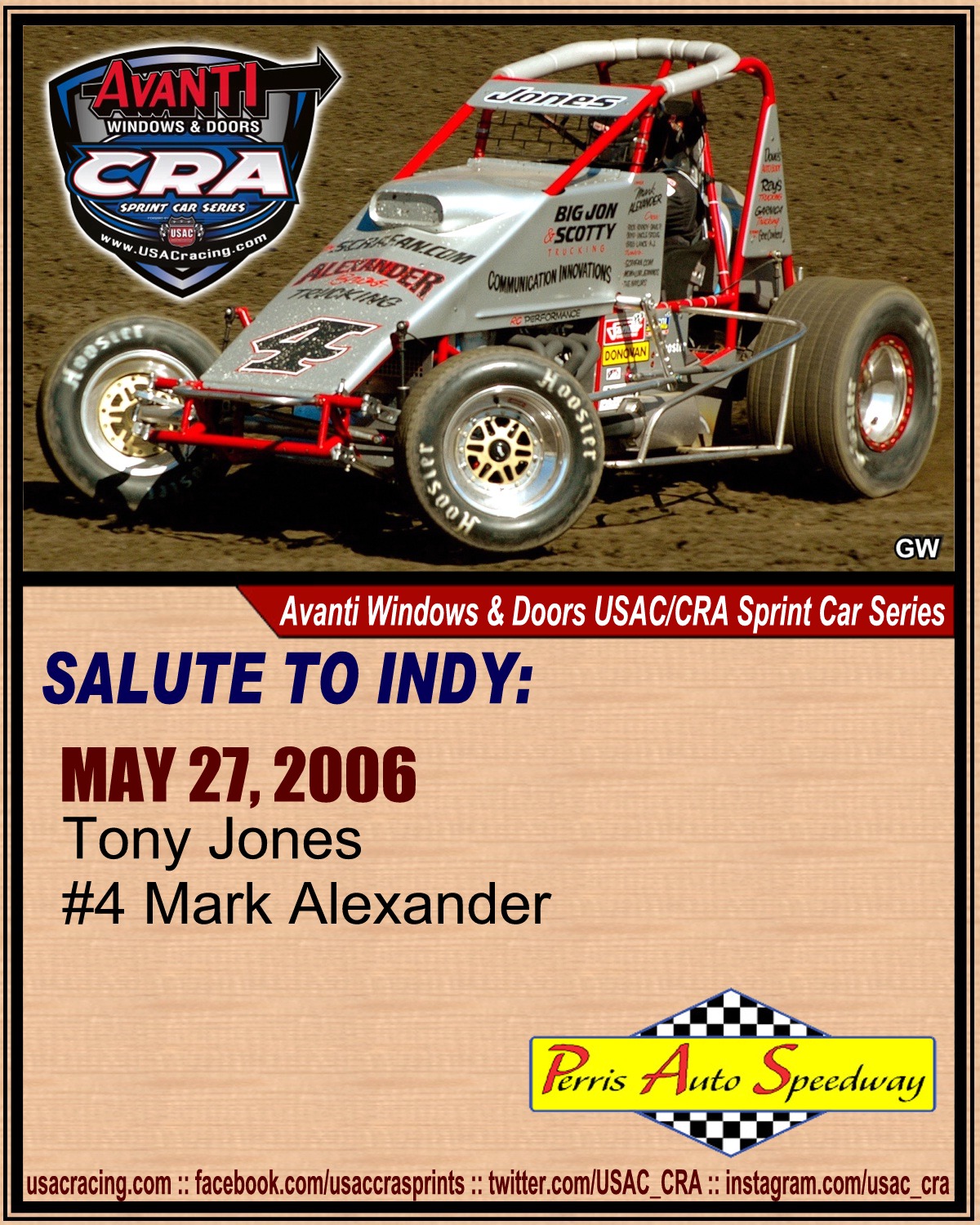 “The Cowboy” Tony Jones raced... - USAC CRA Sprint Car Series | Facebook