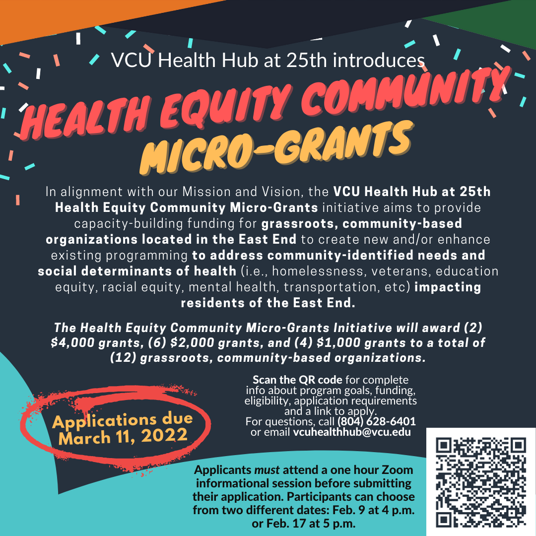 VCU Health Hub - The VCU Health Hub at 25th is proud to... | Facebook