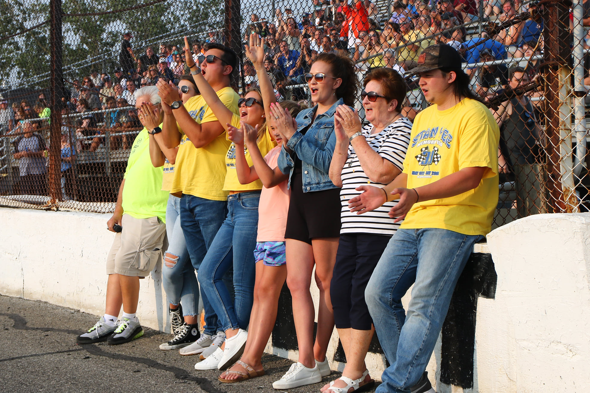The Yee family cheers for... - Toledo and Flat Rock Speedways