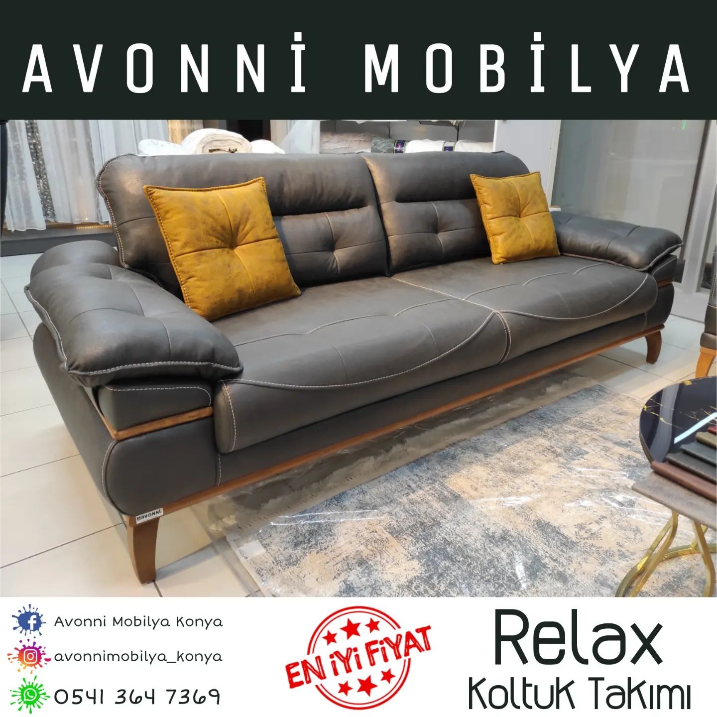 🛋️Resital Koltuk Takımı En Uygun... - Avonni Mobilya Konya | Facebook