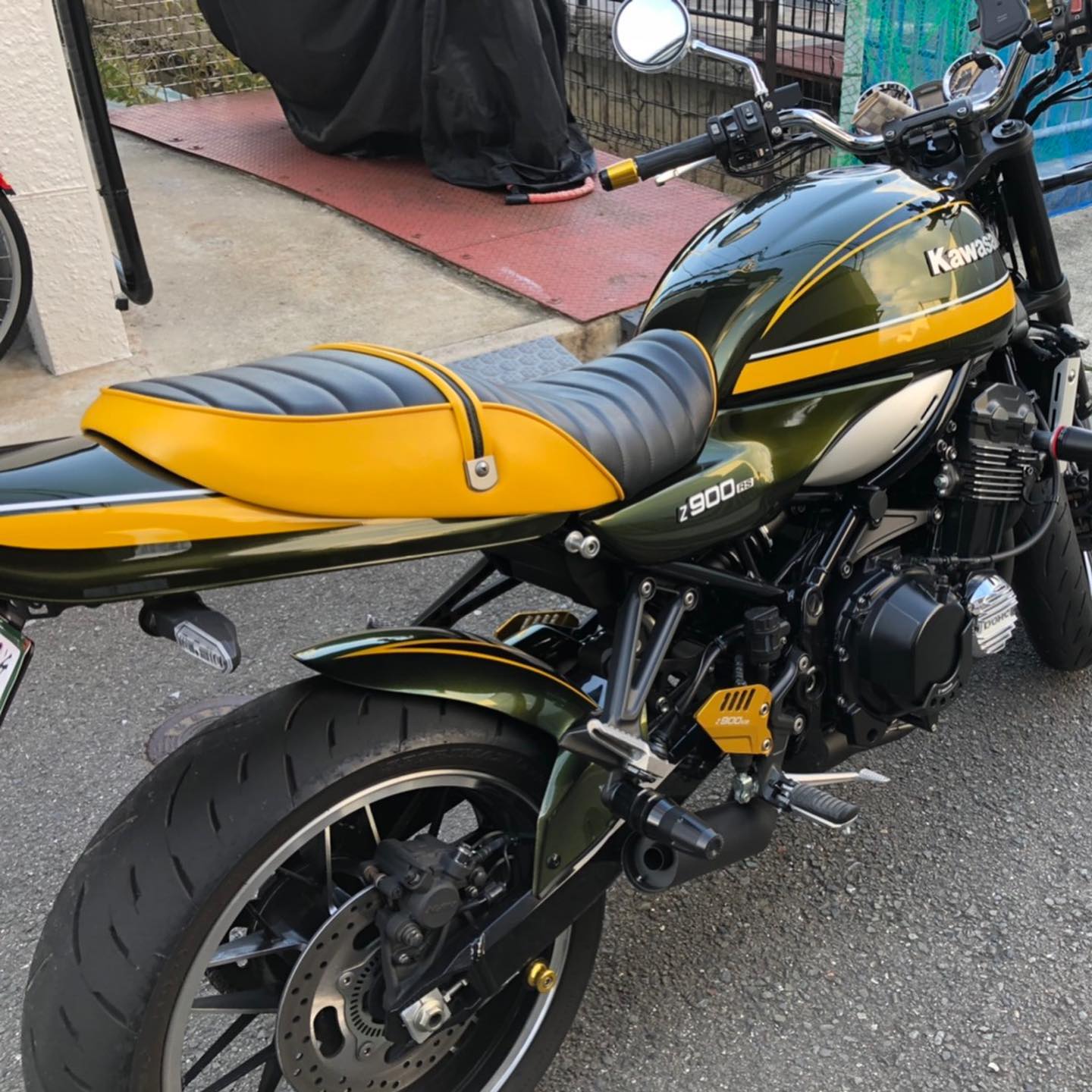 Z900RSシート張替えオーダーいただきました。 #カスタムシートドット 